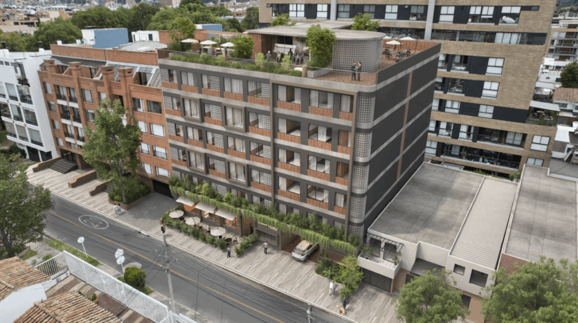 Wonder Coliving, proyecto de apartamentos en Santa Paula Bogotá